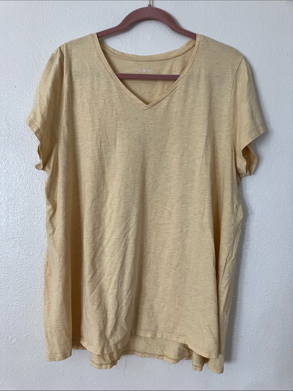 J. Jill PureJill Pima Cotton Elliptical T Shirt, XL